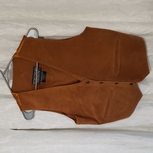 Suede vest